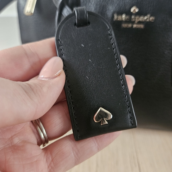 Kate Spade Black Leather Handbag - Picture 3 of 4